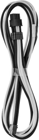 CableMod C-Series Pro ModFlex Sleeved 8-pin PCIe Cable for Corsair Type 5 RMX Shift (Black + White, 65cm) in Kuwait