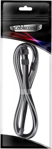 CableMod C-Series Pro ModFlex Sleeved 8-pin PCIe Cable for Corsair Type 5 RMX Shift (Black + White, 65cm) in Kuwait