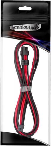 CableMod C-Series Pro ModFlex Sleeved 8-pin PCIe Cable for Corsair Type 5 RMX Shift (Black + White, 65cm) in Kuwait