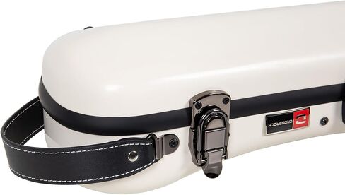 حقيبة Crossrock A-style Mandolin تناسب جيبسون A4 | غلاف صلب مصنوع من الألياف الزجاجية بنسبة 100% مع مزالج للعلامة التجارية، وقفل TSA، وأشرطة قابلة للفصل - أسود (CRF2020MAGBK) in Kuwait