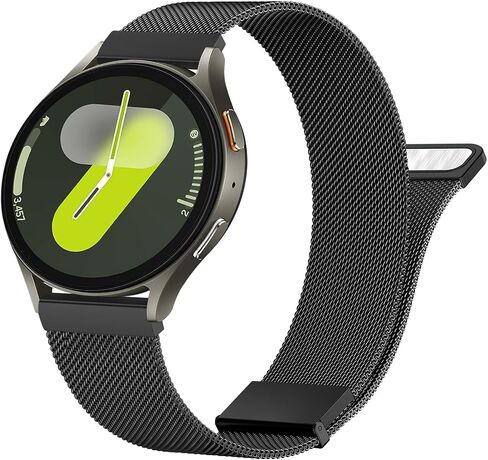 أشرطة معدنية متوافقة مع Samsung Galaxy Watch 7 Band 40mm 44mm ، Fe Bands 40mm ، حزام بديل للمعادن الفولاذ المقاوم للصدأ لـ Galaxy Watch 7 Band Women Men in Kuwait