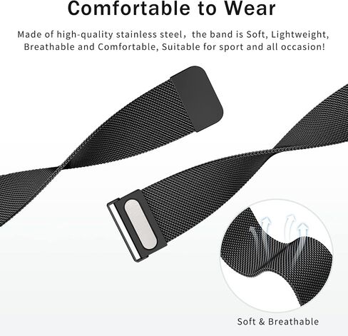 أشرطة معدنية متوافقة مع Samsung Galaxy Watch 7 Band 40mm 44mm ، Fe Bands 40mm ، حزام بديل للمعادن الفولاذ المقاوم للصدأ لـ Galaxy Watch 7 Band Women Men in Kuwait