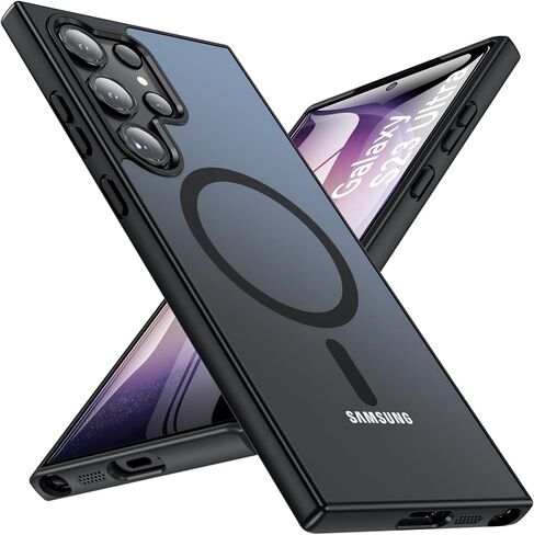 بالنسبة إلى Samsung Galaxy S24 Plus Case 6.7 '' ، S24 Magnetic Plus متوافق مع Magsafe ، [Grady Grady Frackproof] Provess Proghent Cover Cover Case Galaxy S24 Plus ، Black in Kuwait