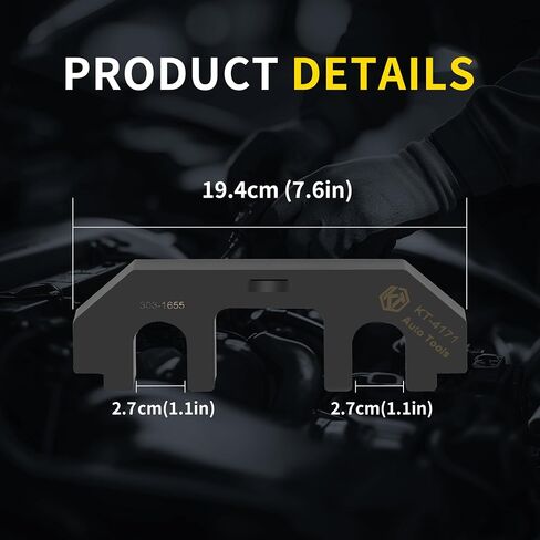 مجموعة أدوات حامل توقيت عمود الحدبات متوافقة مع محركات Ford 3.5L و3.7L 4V، استبدل 303-1248 303-1530 بحقيبة وقفازات محمولة in Kuwait