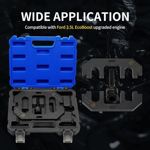 مجموعة أدوات حامل توقيت عمود الحدبات متوافقة مع محركات Ford 3.5L و3.7L 4V، استبدل 303-1248 303-1530 بحقيبة وقفازات محمولة in Kuwait