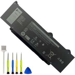 DR02P R73TC 54Wh Battery Replacement for Dell Latitude 5550 5540 5450 5440 Series Precision 3580 3590 3480 3490 Series KDM9P 2X1V9 803W6 GTG7N GRWKG 11.4V 4623mAh