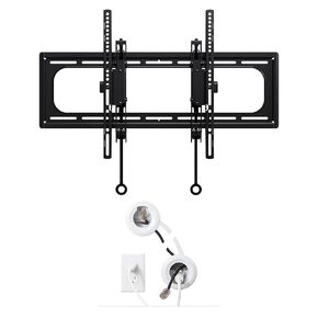 SANUS Advanced Tilt Premium Universal TV Wall Mount for 46" to 90" Flat Panel TVs with in-Wall Cable Management Kit