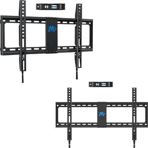 Mounting Dream Ultra Wide Slim TV Mount for 8-32" Stud MD2361-32, Bundle with Flush Low Profile Fixed for Most 42-70 Inch Flat Screen TVs MD2163-K