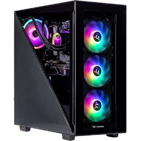 Velztorm Gladio Gaming Desktop PC (AMD Ryzen 9-5900X, GeForce RTX 5070, 32GB DDR4, 2TB PCIe SSD + 2TB HDD, 120mm AIO, 750W PSU, Bluetooth 4.2, RJ-45, 3 Display Port, 2 HDMI, Win 11 Pro)