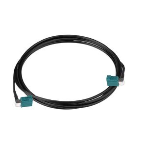 Fakra Z Female Right Angle to Fakra Z Female Right Angle RG174 Extension Cable 1.5m/4.92ft, Car Stereo Radio Antenna Adapter Cord for Car Truck SUV Stereo Head Unit GPS Navigation FM AM Radio