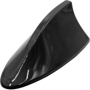 uxcell Universal Shark Fin Shape Car Roof AM FM Radio Signal Aerial Antenna Black