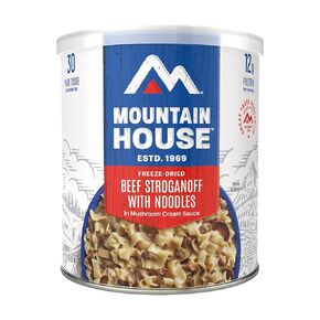 Mountain House Beef Stroganoff with Noodles | Freeze Dried Survival & Emergency Food | #10 Can