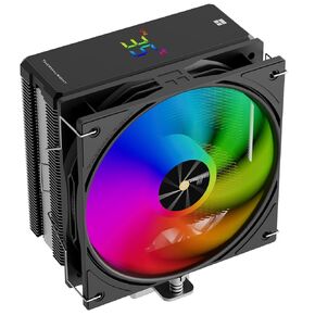 Thermalright Assassin X 120R Digital ARGB Black CPU Cooler Air with 4X6mm HeatPipes, Digital Screen Top Cover,PWM Fan Heatsink CPU Cooler,151mm High, for AM5 and Intel lga1700/1851/1150/1151/1200