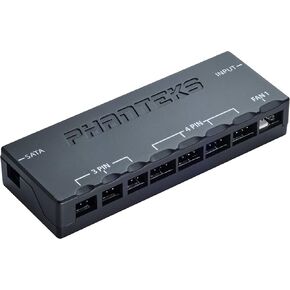Phanteks Universal Fan Controller, PH-PWHUB_02 – Low Profile Design, Universal Fan Controller, Magnetic Housing, Three Speed Modes with Remote Control