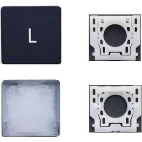 Replacement Individual L Key Cap and Hinges are Applicable for Surface Pro 4/5/6/7 1724 1796 1807 1866 (Black) Keyboard to Replace The L Key Cap and Hinge