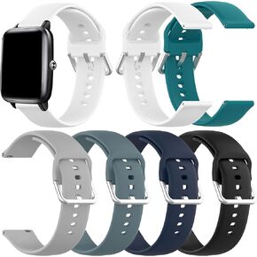 Bands Compatible for Letsfit IW1 EW1/Faweio IDW13/Fitpolo IDW13/WMK IDW13/Amzhero IDW13/Konitee IDW13/Gydom IDW13/TOOBUR IDW13 Smart Watch Band 22MM Adjustable Quick Release Soft Silicone Waterproof Bands Replacement