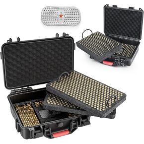 600-700 Round 9mm Ammo Storage Case and 680 Rounds 22LR Ammo Case with Dessicant