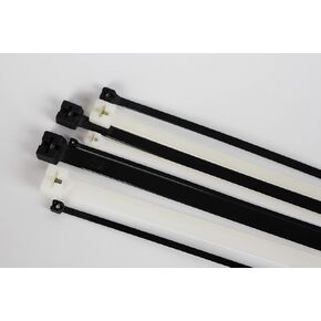 3M STEEL BARB CABLE TIE CTSB8BK18-C, BLACK, 8 INCH, 18 LB, 100/BAG