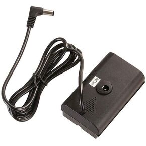FocusFoto NP-F Dummy Battery DC Adapter Cable مع DC 5.5 * 2.5 مم قابس لـ Sony NP-F550 F570 F750 F770 NP-F960 NP-F970 لتشغيل شاشة LED LED LED