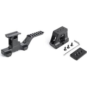 Tactical Group Type HY Mount Red Dot Riser + Picatinny Riser Mount Optics Scope Riser Mount Kit for RMR Red Dot Sight, Black