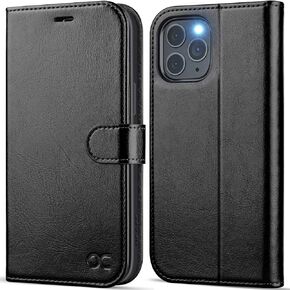 Ocase متوافق مع iPhone 14 Pro Max Wallet Case ، PU Leather Flip Folio Case with Mounder Mounder RFID STAND [SHORCHPROOK TPU Inner Shell] غطاء الهاتف 6.7 بوصة 2022 （أسود） in Kuwait