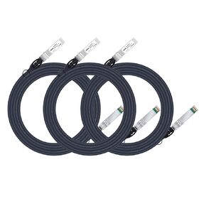 ipolex 1 Pack 10G SFP+ Copper Cable, SFP+ DAC, 5 Meter and 2 Pack 10G SFP+ Copper Cable, SFP+ DAC, 5 Meter