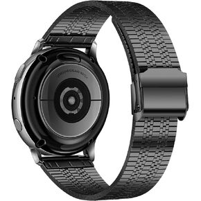 Straps Compatible with Garmin Approach S50/S44/S42/S40/S12 Solid Stainless Steel Band Metal Business Band for Approach S50/S44/S42/S40/S12 Smart Watch Accessories
