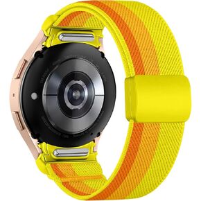 Stretchy Band - Compatible with Samsung Galaxy Watch 7/6/5/4 FE & Pro, Gradient Print Nylon Band for 40/44/46/47mm