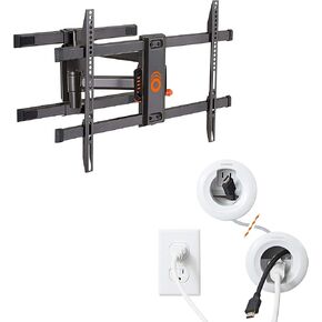 ECHOGEAR TV Mount with in Wall TV Cable Management Kit - Mount TVs Up to 82" & Hide All Your TV Wires Behind The Wall