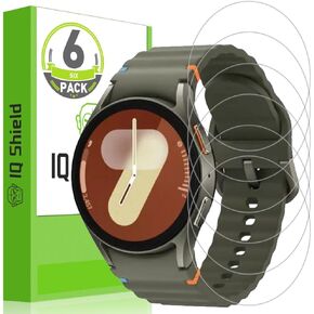 IQShield Screen Protector Compatible with Samsung Galaxy Watch 7 44mm (6-Pack) Anti-Bubble Clear Film
