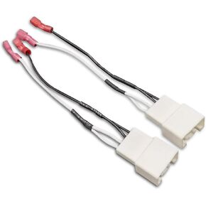 2 PCS Car Audio Modification Non-Destructive Speaker Wire Plug, Front Rear Door Speaker Harness Adapter Plug, OEM #FORD72-6912, for Ford F150 Escape Focus Bronco Mustang Mazda 2 6 CX5 (White)