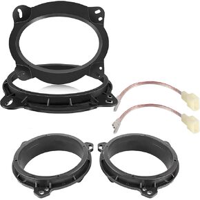 NuIth Door Speakers Adapter with Speaker Wiring Harness + 6×9 Inch Front Door Speaker Adapter Fit for Select 1998-2015 Toyota 4 Runner/RAV4/ Corolla