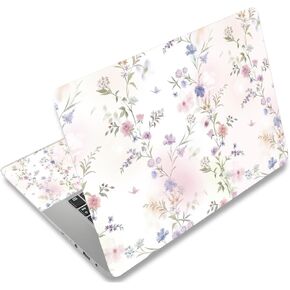 Laptop Skin Sticker Cover Decal,12 13 13.3 14 15 15.4 15.6 inch Laptop Notebook Vinyl Skin Sticker chromebook Cover Protector for Women Men, Reusable Decorative Waterproof Pink (W-NEK-25)