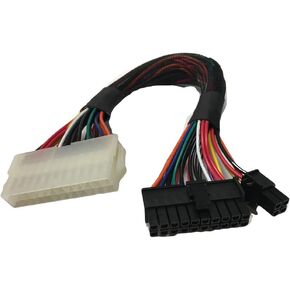 AYA 10" ATX 24-Pin (20+4Pin) to 24-Pin PSU Extension/Conversion Cable