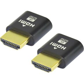 HDMI Dummy Plug, HDMI Emulator, EDID Emulator-2Pack