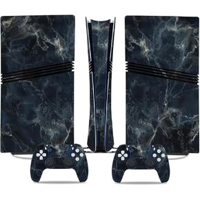 Skin for PS5 Pro Digital الإصدار ، جلود ملصقات فينيل ل Play-Station 5 Pro ، غلاف ملحق ملحقات الحماية من PS5 Pro Digital Edition (Purple-Green Promedelia)