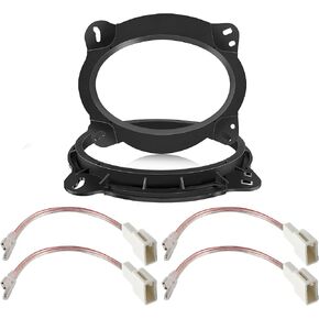 NuIth Car Speaker Wiring Harness Adapters + Speaker Bracket for Toyota 2000-2015 Toyota Camry/Avalon/ 4Runner