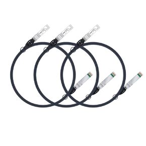 ipolex 1 Pack 10G SFP+ Copper Cable, SFP+ DAC, 2 Meter and 2 Pack 10G SFP+ Copper Cable, SFP+ DAC, 2 Meter