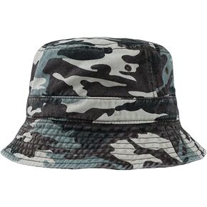 Clakllie Cotton Fisherman Cap Unisex Bucket Hat Foldable Lightweight UV Protation Caps Hiking Travel Hats Outdoor Sports Cap