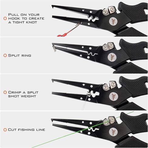 KastKing Cutthroat 7 inch Fishing Pliers and Paradox 4.5-Inch Fishing Scissors in Saudi Arabia