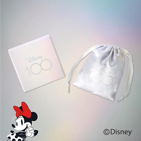Disney Minnie Mouse Necklace for Women 18", 18k Gold Flash-Plated Minnie Pendant Necklace with Red Crystal Official License in Saudi Arabia