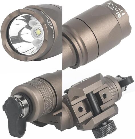 M300C Tactical Light, 400 Lumens Tactical Flashlight Weapon Light with Dual Pressure Switch for Constant/Momentary Modes, Fit for 20mm Picatinny Rail in Kuwait
