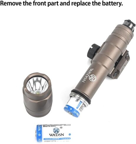 M300C Tactical Light, 400 Lumens Tactical Flashlight Weapon Light with Dual Pressure Switch for Constant/Momentary Modes, Fit for 20mm Picatinny Rail in Kuwait