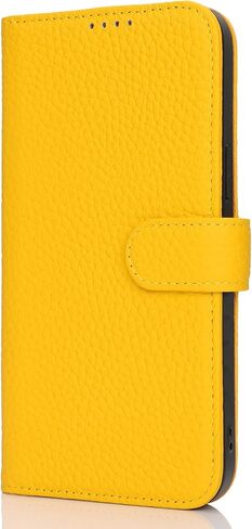 Zouzt Case for iPhone 16 Pro Max 6.9" Genuine Leather Wallet Case with 4 Card Slot, RFID Blocking Card Holder Magnetic Flip Folio Shockproof Phone Cover Women Men for iPhone 16 Pro Max - Milky White in Saudi Arabia