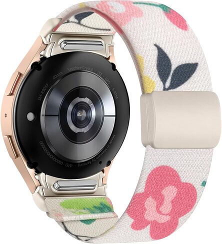 شريط مسدود - متوافق مع Samsung Galaxy Watch 7/6/5/4 Fe & Pro ، نطاق نايلون للطباعة التدرج لمدة 40/44/46/47 مم in Kuwait