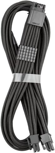 CableMod E-Series Pro ModFlex Sleeved 12V-2x6 12VHPWR StealthSense PCIe Cable for EVGA G/G+ / P/P+ / T (Black + White, 16-pin to Quad 8-pin, 60cm) in Saudi Arabia