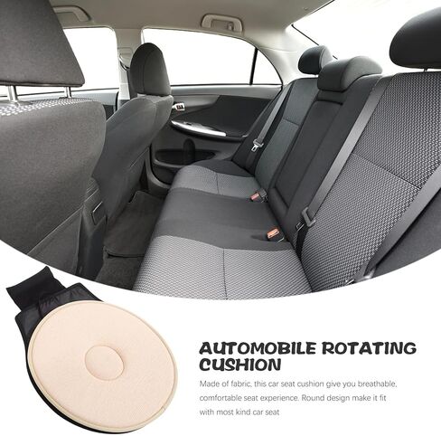 PartyKindom Car Swivel Seat Cushion: 360 Degree Rotating Seat Cushion Non-Slip Auto Swivel Car Seat Pad for Pregnant Women Elderly Easy Transfer in Kuwait