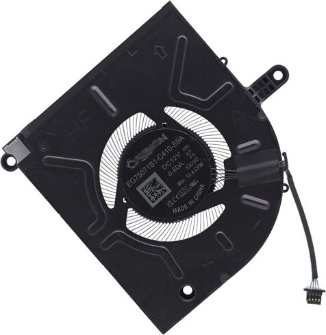 Main GPU Graphics Cooling Fan EG75071S1-C410-S9A Replacement for Dell Alienware M16 R2 Gaming Laptop in Saudi Arabia