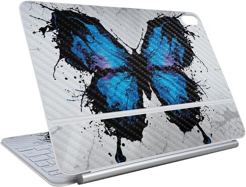 تتوافق الألياف الكربونية للجلد مع لوحة مفاتيح Apple Magic لـ iPad Air 13 بوصة (M3) 2025 - American Camo - غطاء ملصق واقي فينيل 3M Premium 3M - يسهل تطبيقه | مصنوع في الولايات المتحدة الأمريكية من قبل Mayyskins in Saudi Arabia