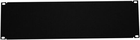 Quest Manufacturing Blank Filler Panel, 3 Unit, 5.25"H x 19", Black (BP19-03) in Saudi Arabia